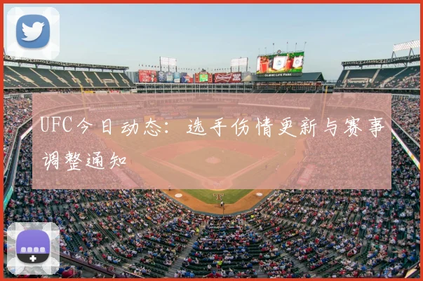 UFC今日动态:选手伤情更新与赛事调整通知