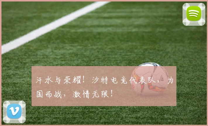 汗水与荣耀！沙特电竞代表队，为国而战，激情无限！